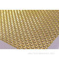 Decorative brass wire mesh